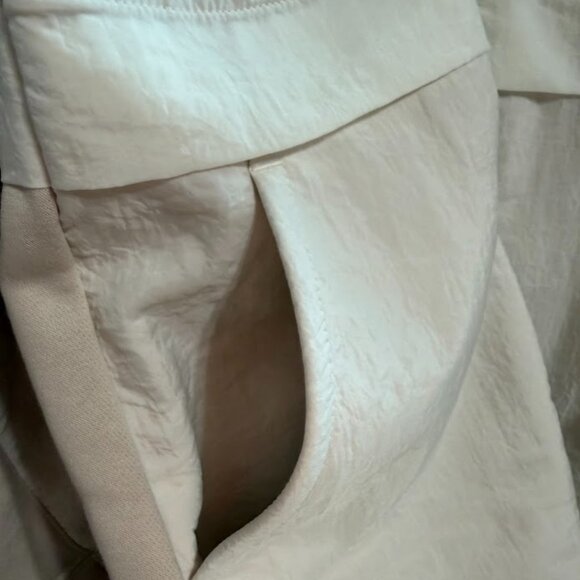 Nike Girls Hooded Jacket Beige Long Windbreaker Full Zip Youth Small S - Picture 11 of 16